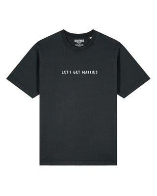 T-shirt Classic Brodé "Let's Get Married"