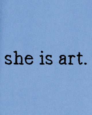 Jogging Vintage Brodé "She is Art"