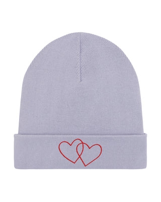 Beanie Classic Brodé "Double Heart"