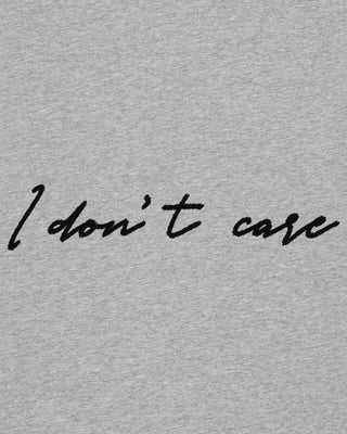 T-shirt Oversize Brodé “I Don't Care"