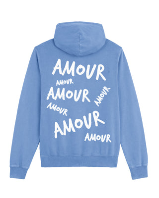 Hoodie Vintage Brodé "Amour"