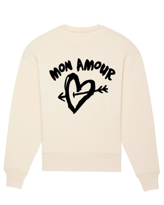 Sweatshirt Oversize Brodé "Mon Amour"