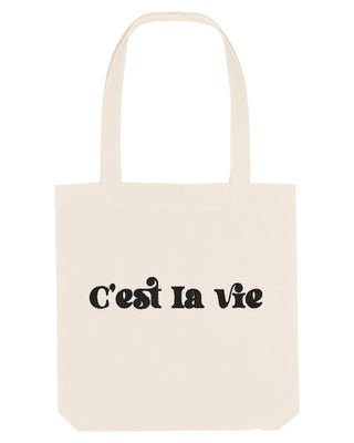 Tote Bag Brodé "C'est La Vie"