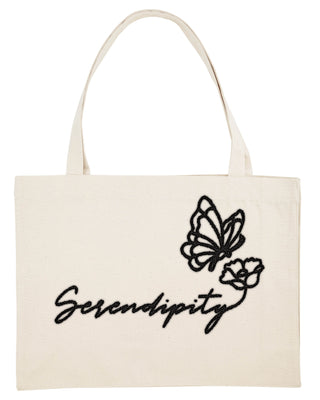 Shopping Bag Brodé "Serendipity"