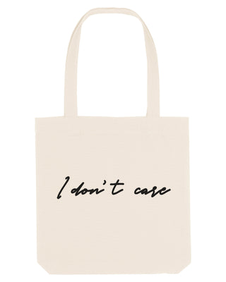 Tote Bag Brodé "I Don't Care"