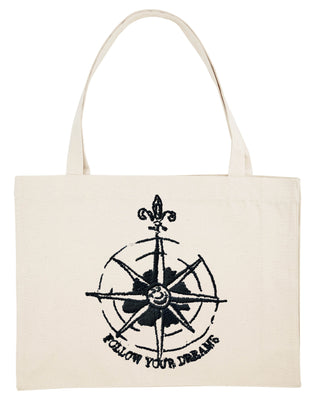 Shopping Bag Brodé "Follow Your Dreams"