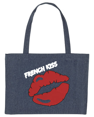 Shopping Bag Brodé "French Kiss"