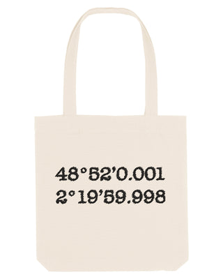 Tote Bag Brodé "Coordinates"