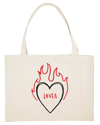Shopping Bag Brodé "Lover"