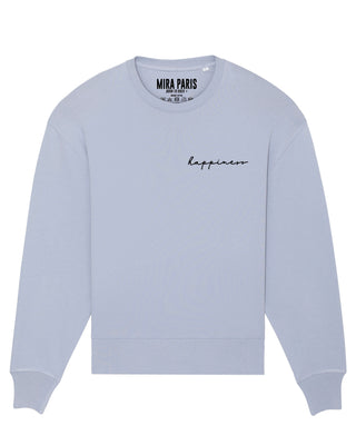 Sweatshirt Classic Brodé "Happiness"