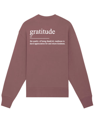 Sweatshirt Oversize Brodé "Gratitude"