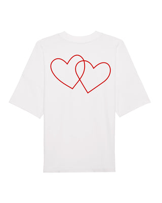 T-shirt Oversize "Double Hearts"