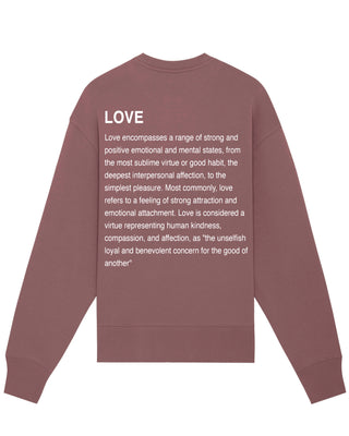 Sweatshirt Classic "Love Definition"