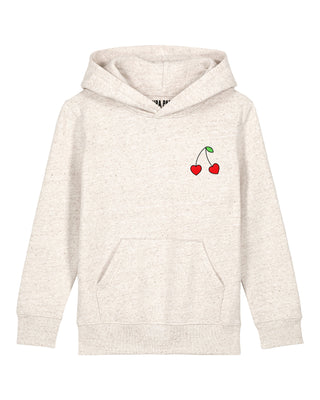 Hoodie Kids Brodé "Cerises"