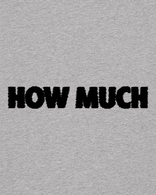 T-shirt Oversize Brodé "How Much"