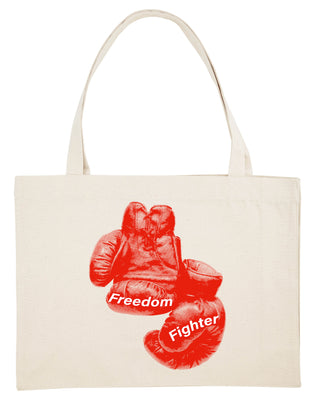 Shopping Bag Brodé "Freedom Fighter"
