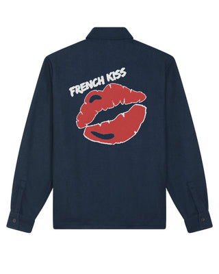 Chemise Oversize Brodée "French Kiss"