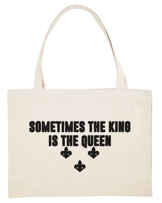 Shopping Bag Brodé "King Queen"