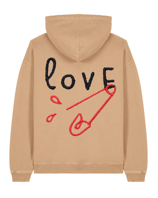 Hoodie Oversize Brodé "Love"