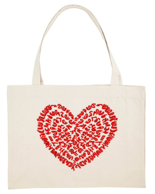 Shopping Bag Brodé "Corazon"