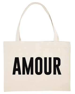 Shopping Bag Brodé "Amour"