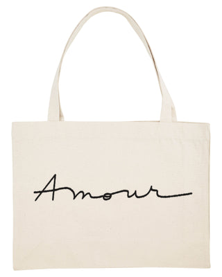 Shopping Bag Brodé "Amour"