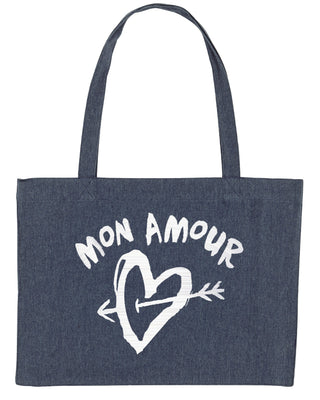 Shopping Bag Brodé "Mon Amour"