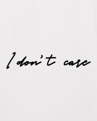 T-shirt Oversize Brodé “I Don't Care"