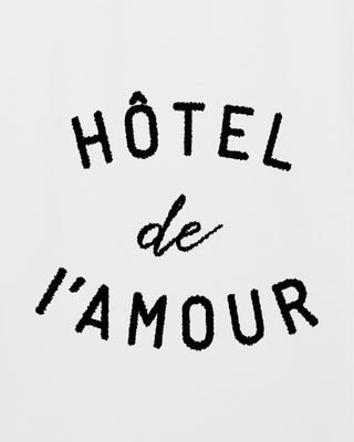 T-shirt Oversize Brodé "Hôtel de l’Amour"