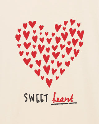 T-shirt Oversize Brodé “Sweet Heart"