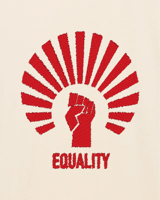 T-shirt Oversize Brodé "Equality"