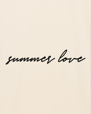 T-shirt Oversize Brodé "Summer Love"