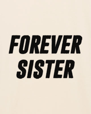 T-shirt Oversize Brodé “Forever Sister"