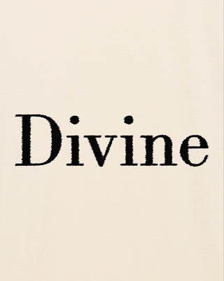 T-shirt Oversize Brodé “Divine"