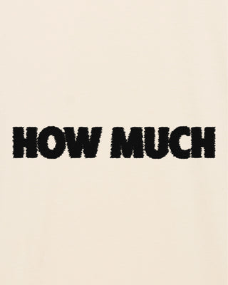 T-shirt Oversize Brodé "How Much"