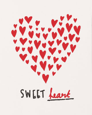 Sweatshirt Classic Brodé "Sweet Heart"