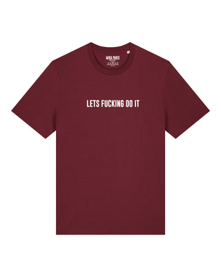 T-shirt Classic Brodé "Let's Fucking Do It"