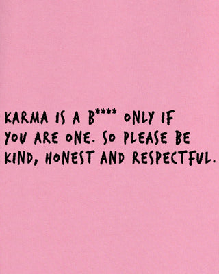 Jogging Brodé "Karma is a B****"