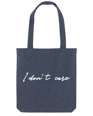 Tote Bag Brodé "I Don't Care"