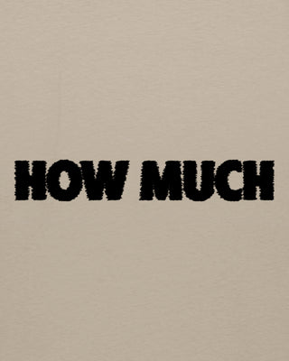 T-shirt Oversize Brodé "How Much"