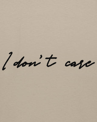 T-shirt Oversize Brodé “I Don't Care"