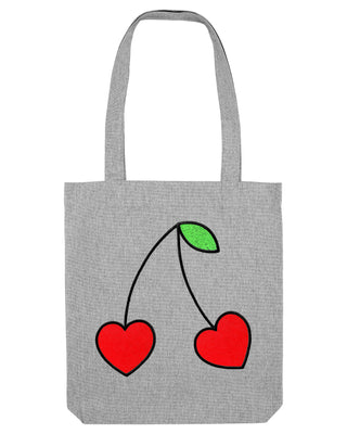 Tote Bag Brodé "Cerises"