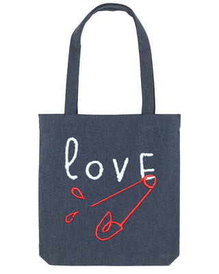 Tote Bag Brodé "Love"