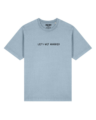 T-shirt Classic Brodé "Let's Get Married"