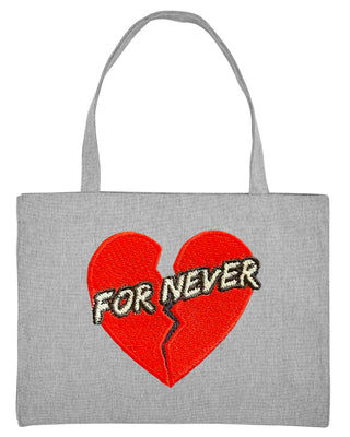 Shopping Bag Brodé "For Never"