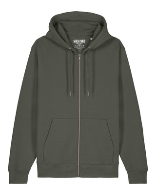 Hoodie à Zip Brodé "Amour"