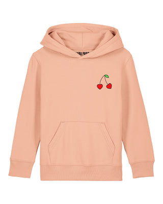 Hoodie Kids Brodé "Cerises"