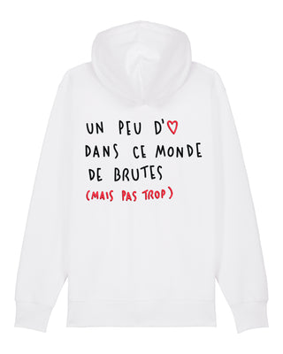 Hoodie à Zip Brodé "Brute"