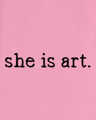 Jogging Vintage Brodé "She is Art"