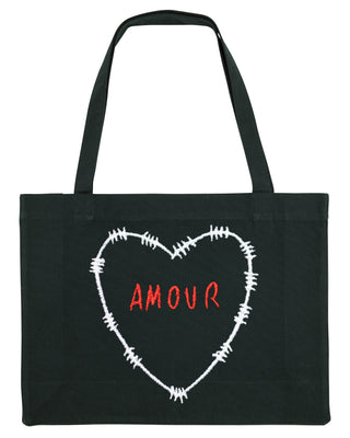 Shopping Bag Brodé "Amour"